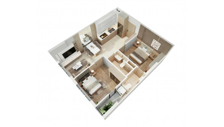 2PN 2VS TẦNG 22 – VIEW ĐẸP KHÔNG CHẮN  GIÁ 2,25 TỶ (ĐÃ VAT)